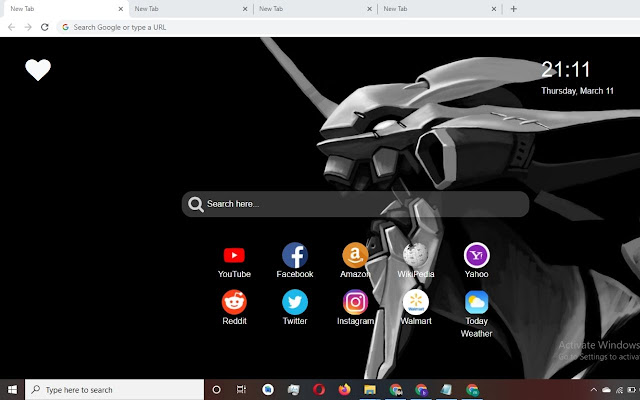 Evangelion Wallpaper New Tab Theme [Install]  from Chrome web store to be run with OffiDocs Chromium online